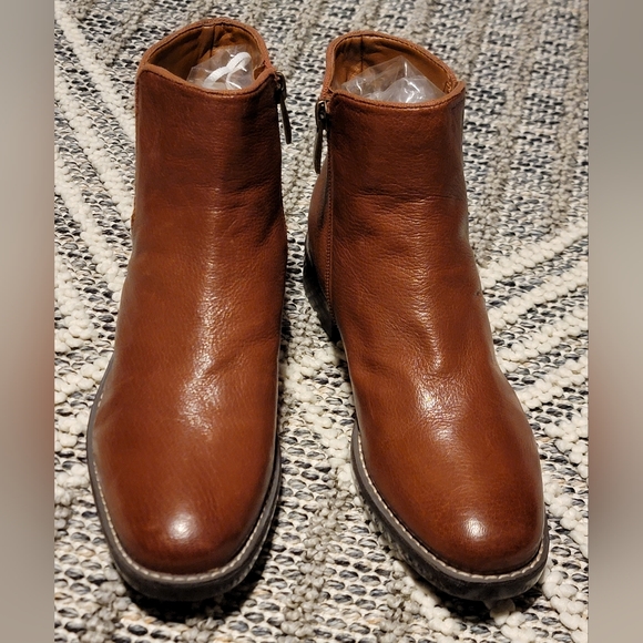 Franco Sarto Marcus Booties Cognac 6M New without Box - Picture 7 of 13